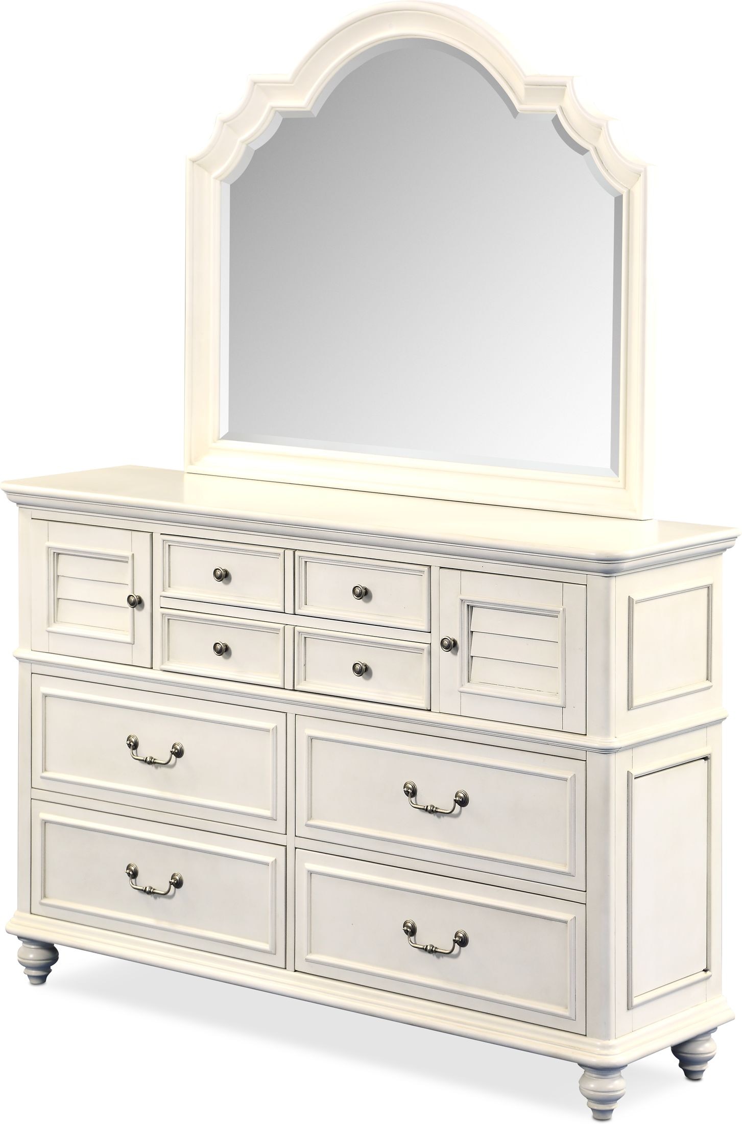 vintage dresser with mirror
